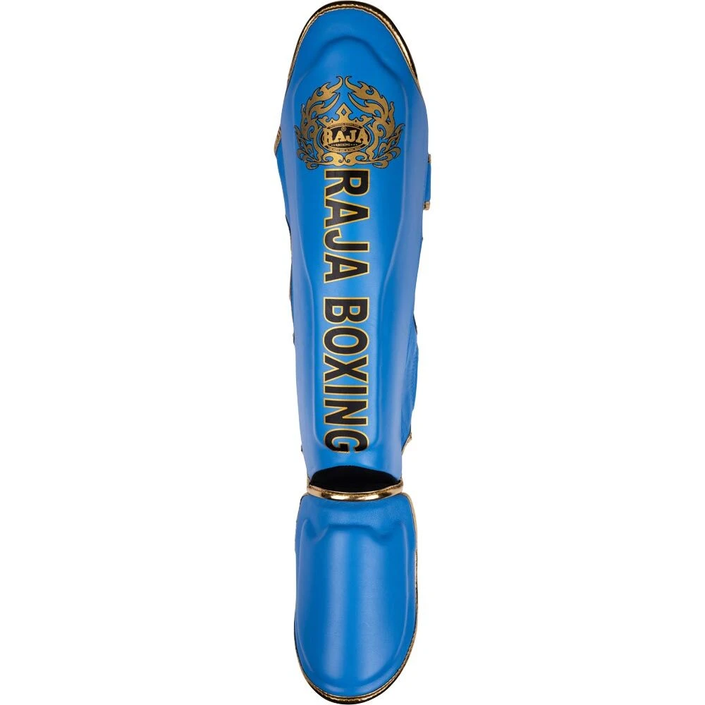 Raja Boxing Sky Blue Light Weight Slim Shin Guards 4 Raja Boxing Sky Blue Light Weight Slim Shin Guards - Image 2