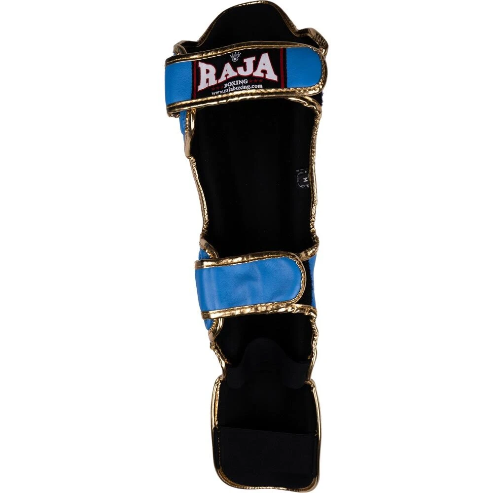 Raja Boxing Sky Blue Light Weight Slim Shin Guards 5 Raja Boxing Sky Blue Light Weight Slim Shin Guards - Image 3