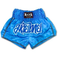 Raja Boxing Classic Sky Blue Muay Thai Shorts