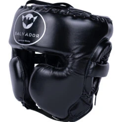 Salvador Black Head Gear 8 Salvador Black Head Gear -Boxing Gear Shop SAL SHG BLK c 1