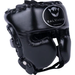 Salvador Black Head Gear 10 Salvador Black Head Gear -Boxing Gear Shop SAL SHG BLK c 3