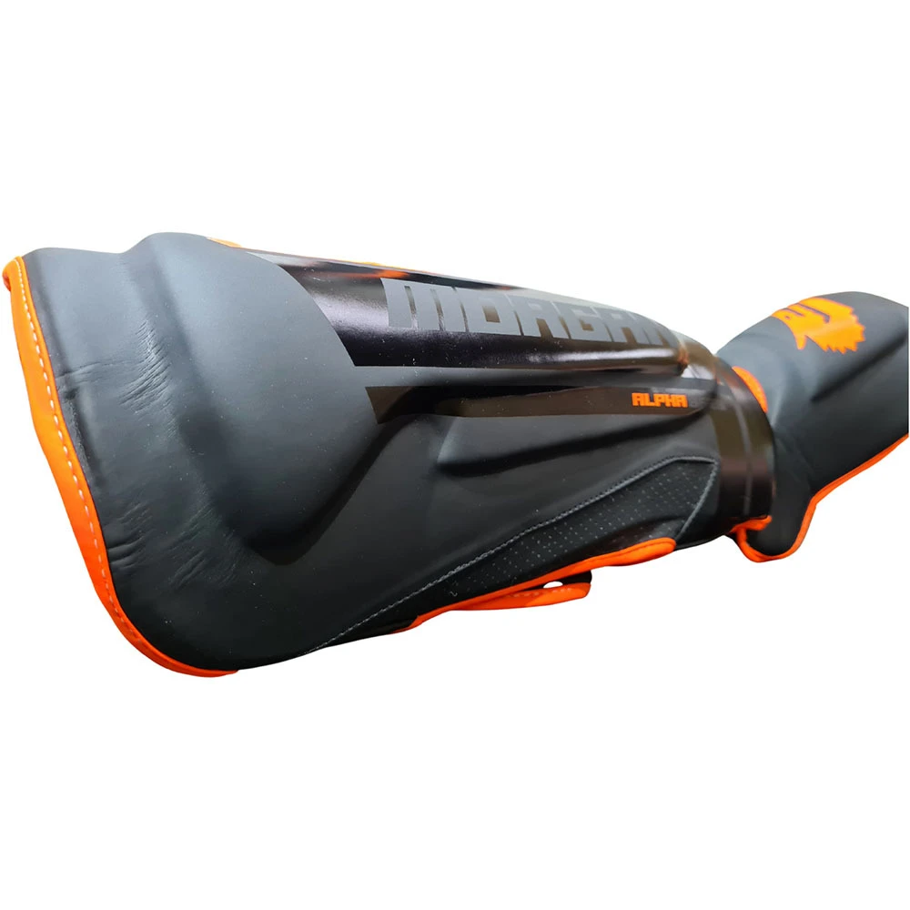 Morgan Sports Black/Orange Shin & Instep Protectors 7 Morgan Sports Black/Orange Shin & Instep Protectors - Image 5
