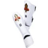 Arwut Fight Gear White Leather Shin Guards 2 Arwut Fight Gear White Leather Shin Guards -Boxing Gear Shop SG3 WHT c