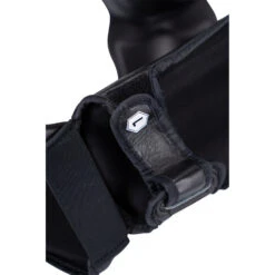 Twins Slim-Fit Black Shin Guards -Boxing Gear Shop SGL10 BLK c 3