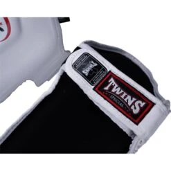 Twins Slim-Fit White Shin Guards 10 Twins Slim-Fit White Shin Guards -Boxing Gear Shop SGL10 WHT c 3