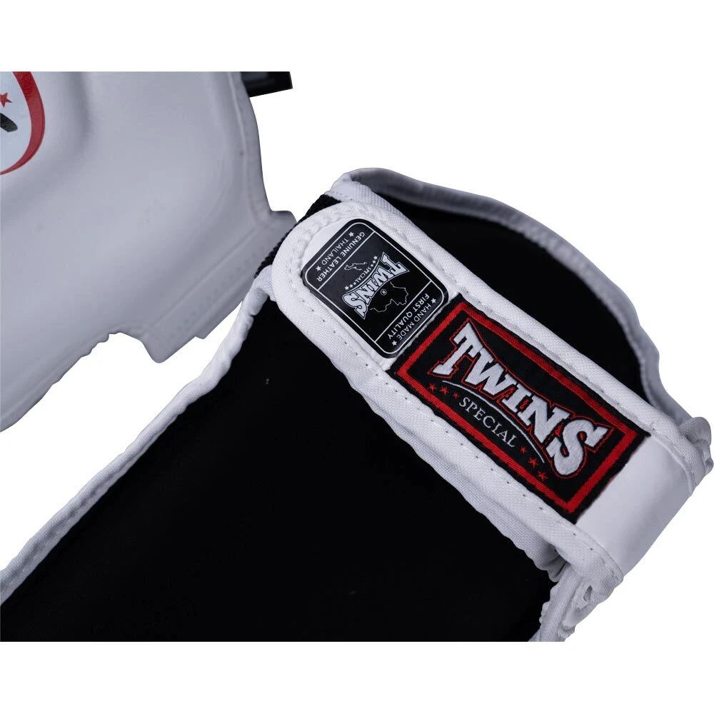 Twins Slim-Fit White Shin Guards 6 Twins Slim-Fit White Shin Guards - Image 4