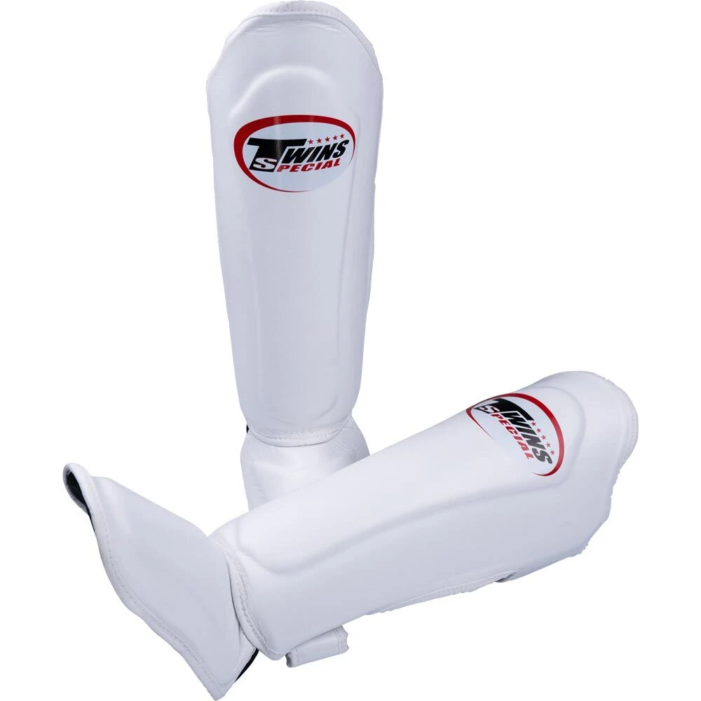 Twins Slim-Fit White Shin Guards 3 Twins Slim-Fit White Shin Guards
