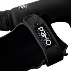 Primo Black Classic Shin Guards -Boxing Gear Shop SHG BLK c 2