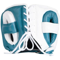 Fly Boxing Superbar Lightning Aqua/White Head Gear -Boxing Gear Shop SUPBARL AW c 2