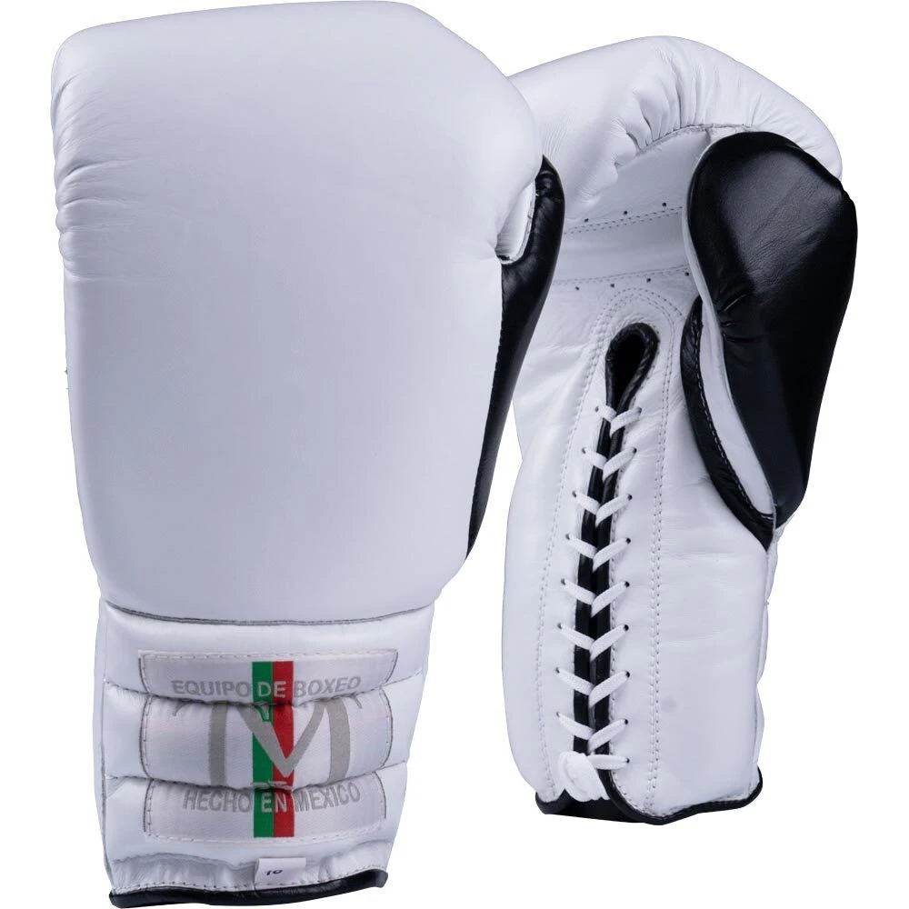 Boxeo TM Lace Up White Training Boxing Gloves 4 Boxeo TM Lace Up White Training Boxing Gloves - Image 2