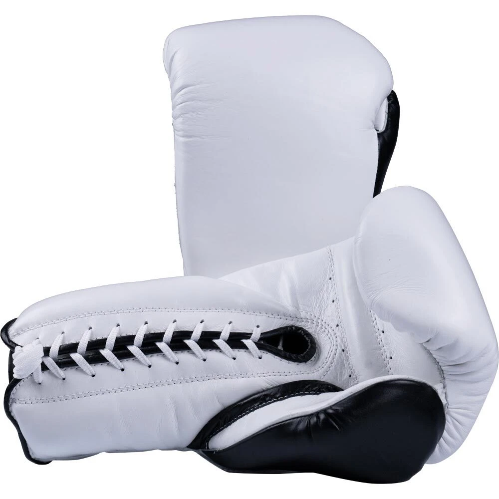 Boxeo TM Lace Up White Training Boxing Gloves 5 Boxeo TM Lace Up White Training Boxing Gloves - Image 3