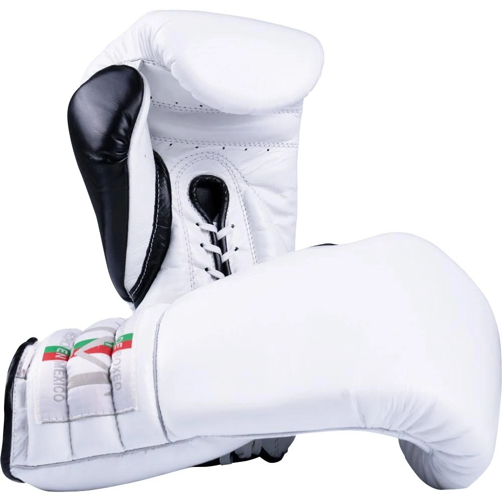 Boxeo TM Lace Up White Training Boxing Gloves 3 Boxeo TM Lace Up White Training Boxing Gloves