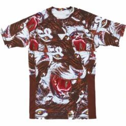 VHTS 2023 Trippy Tiger Series Brown Rash Guard