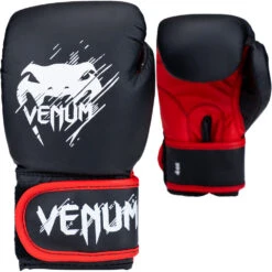 Venum Contender Black/Red Kids Boxing Gloves 8 Venum Contender Black/Red Kids Boxing Gloves -Boxing Gear Shop VENUM 02822 100 c 2