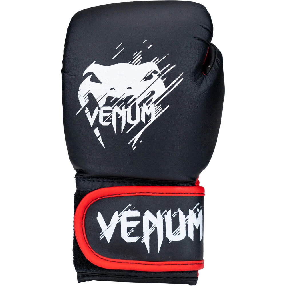 Venum Contender Black/Red Kids Boxing Gloves 6 Venum Contender Black/Red Kids Boxing Gloves - Image 4