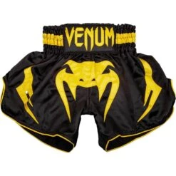 Venum Bangkok Inferno Black/Yellow Kids Muay Thai Shorts