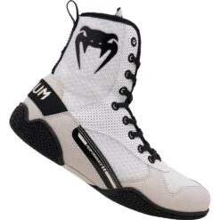 Venum Elite White/Black Boxing Shoes