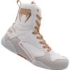 Venum Elite White/Gold Boxing Shoes -Boxing Gear Shop VENUM 03681 226 c
