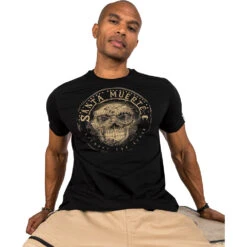 Venum Santa Muerte Dark Side Black/Brown Tee -Boxing Gear Shop VENUM 04804 124 c 5