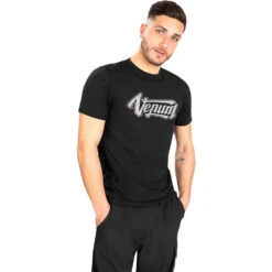 Venum Absolute 2.0 Black/Silver Tee