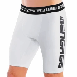 Engage Combat White Compression Shorts